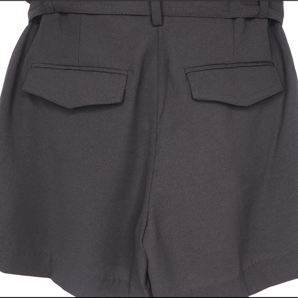 High Rise Belted Shorts - Picture 7 of 8